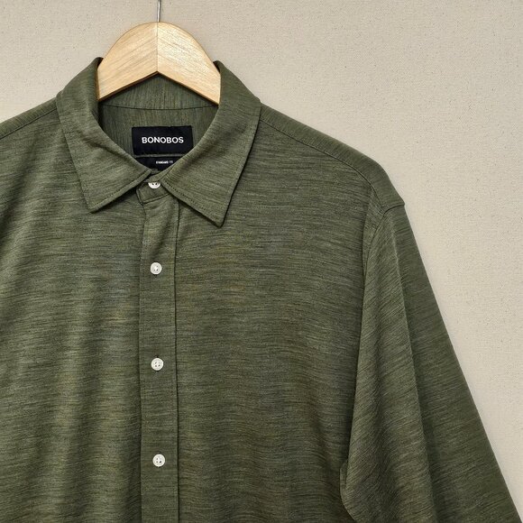 Bonobos Other - Bonobos Standard Fit Wool Blend Knit Button Down M